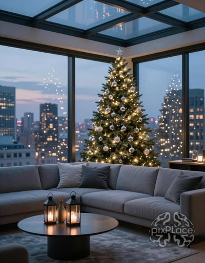 Cozy Christmas Living Room