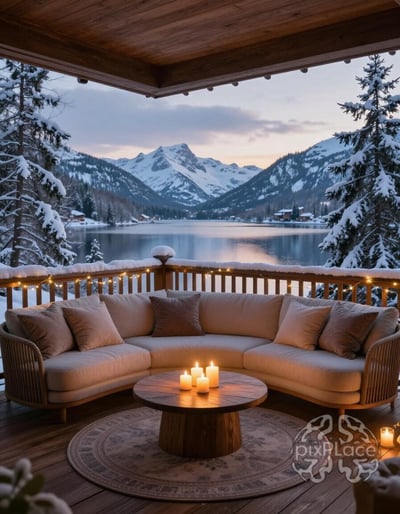 Cozy Winter Balcony Retreat