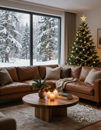 Cozy Winter Living Room
