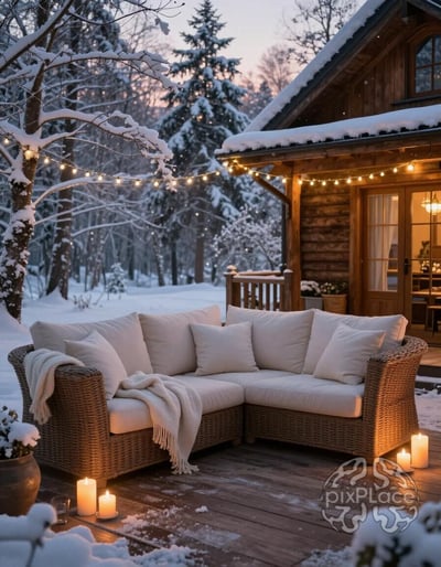 Cozy Winter Patio Retreat