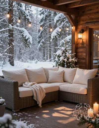 Cozy Winter Patio Retreat