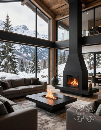 Mountain Lodge Living Room