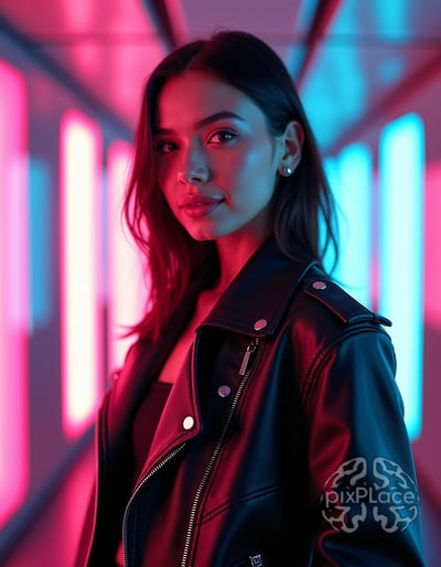 Neon Noir Chic