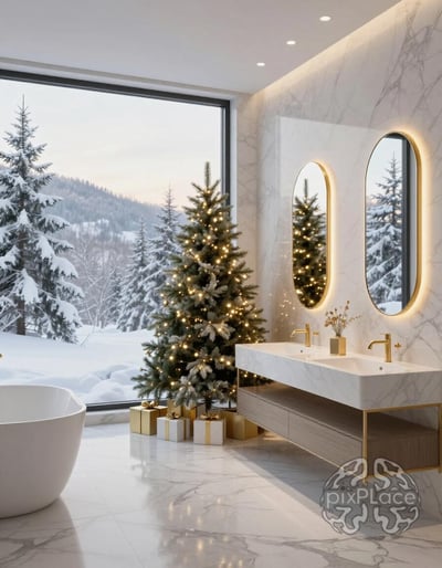 Winter Wonderland Bathroom