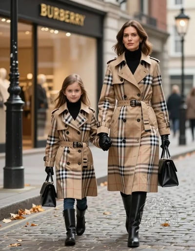 Burberry Mother-Daughter Duo