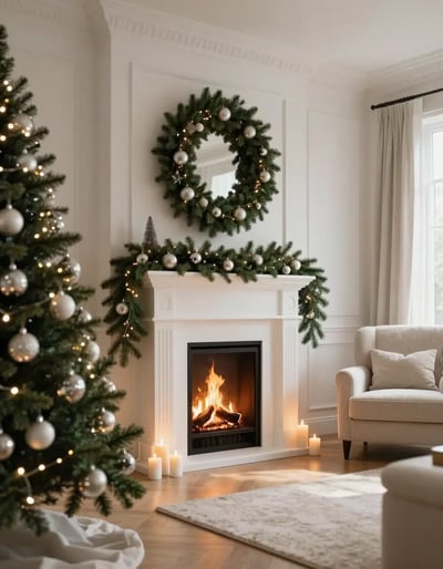 Cozy Christmas Living Room