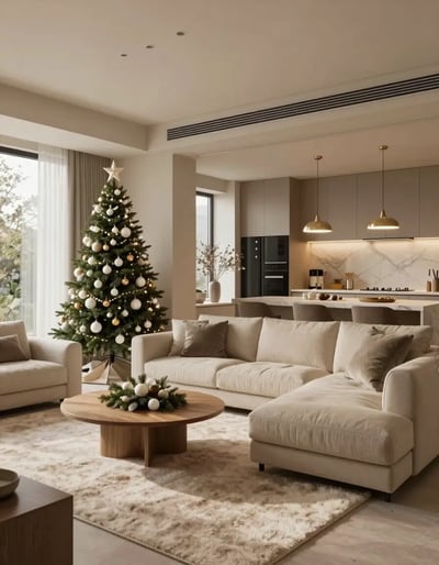 Cozy Christmas Living Room