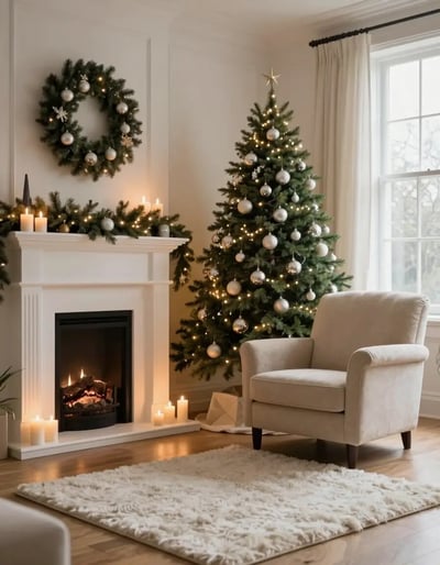 Cozy Christmas Living Room