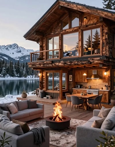 Cozy Lakeside Cabin Retreat
