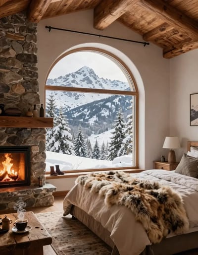 Cozy Mountain Retreat Bedroom