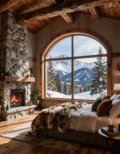 Cozy Mountain Retreat Bedroom