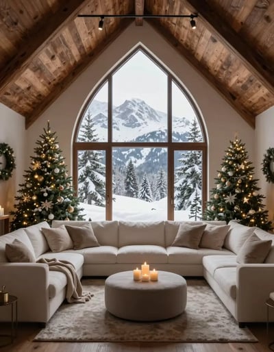 Cozy Mountain Retreat Living Room