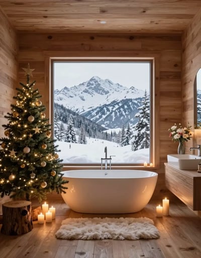 Cozy Winter Bathroom Retreat