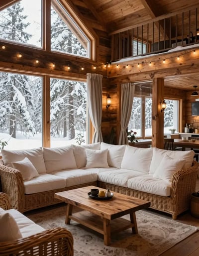 Cozy Winter Cabin Retreat