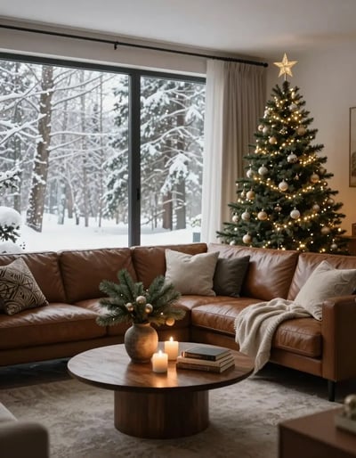 Cozy Winter Living Room