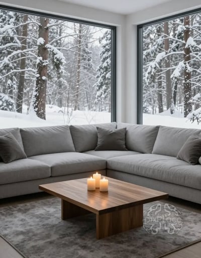 Cozy Winter Living Room