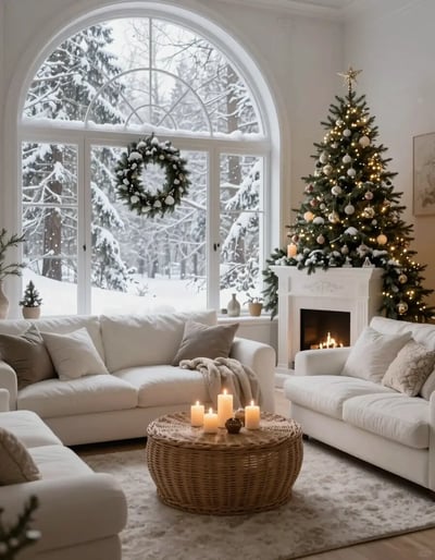 Cozy Winter Living Room