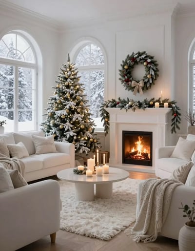 Cozy Winter Living Room