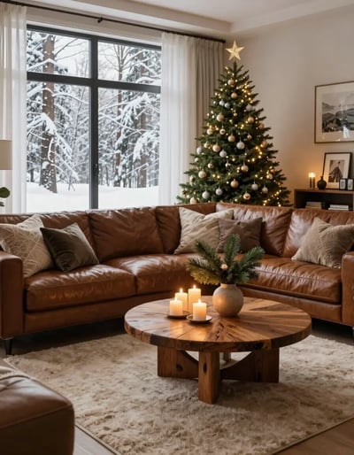 Cozy Winter Living Room