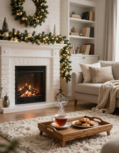Cozy Winter Living Room