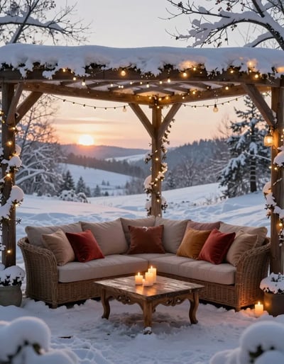 Cozy Winter Outdoor Oasis