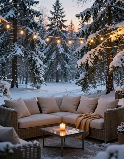 Cozy Winter Outdoor Oasis
