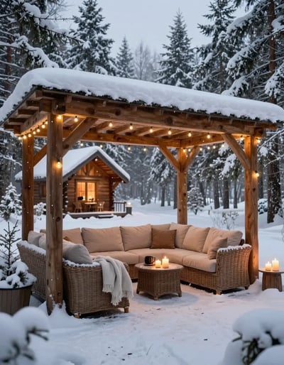 Cozy Winter Outdoor Oasis