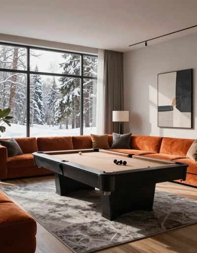 Cozy Winter Retreat with Pool Table