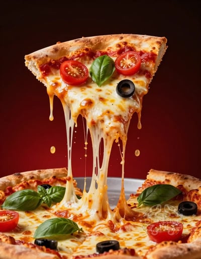 Gourmet Pizza Slice