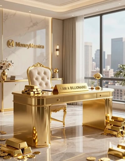Luxurious Billionaire's Study