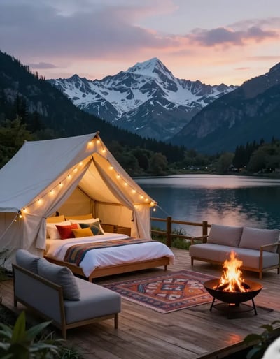 Luxury Glamping by the Lake