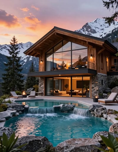 Luxury Mountain Chalet with Panoramic Views