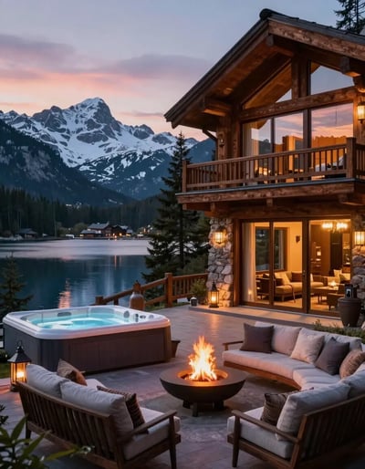 Luxury Mountain Lodge Retreat