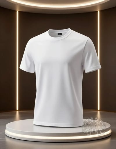Luxury White T-Shirt Mockup