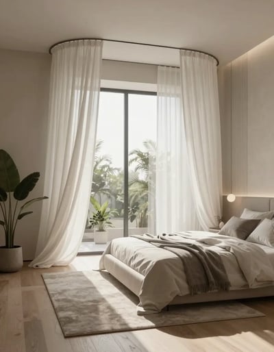Minimalist Canopy Bedroom