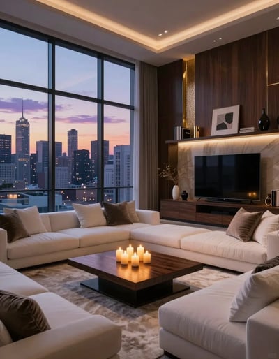 Modern City Living Room