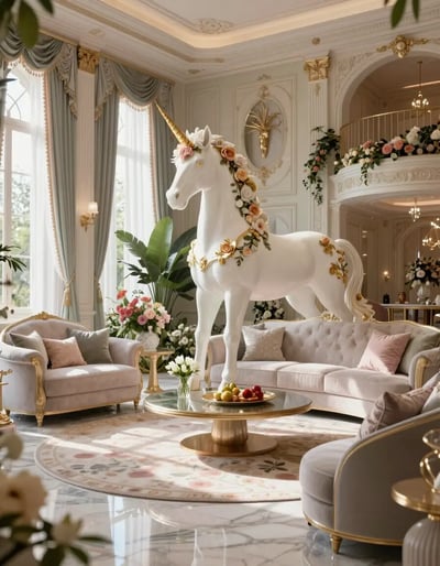 Mythical Elegance Living Room