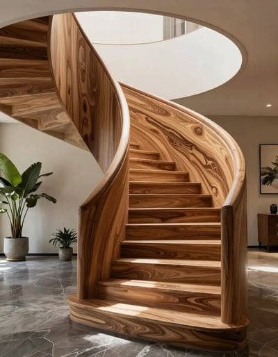 Organic Luxury Staircase Design