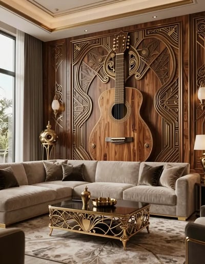 Ornate Luxury Living Room