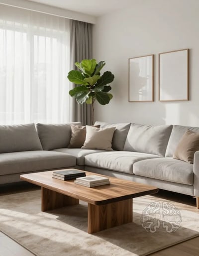 Serene Minimalist Living Room