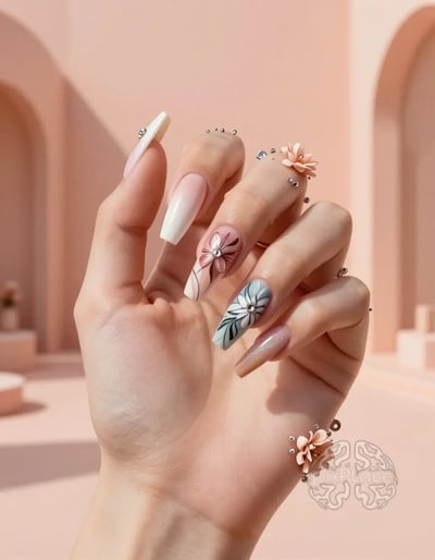 Summer Day Nail Art