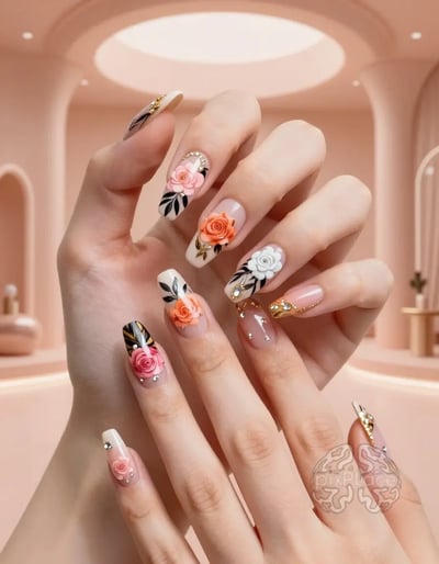 Summer Day Nail Art
