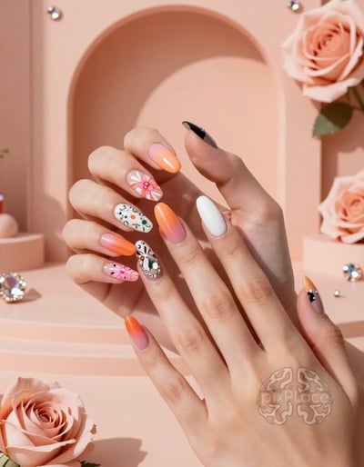 Summer Day Nail Art