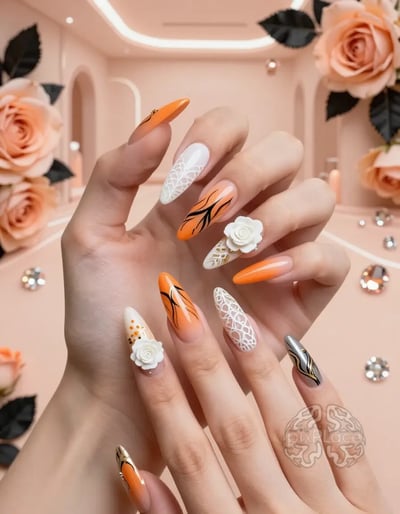Summer Day Nail Art