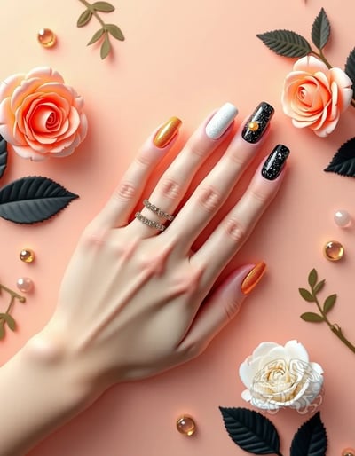 Summer Day Nail Art