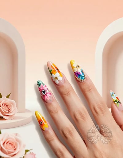 Summer Day Nail Art