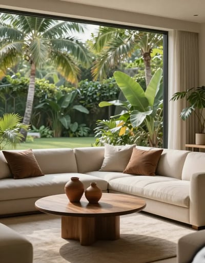 Tropical Oasis Living Room
