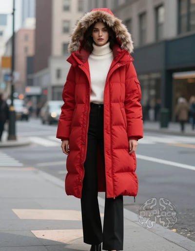 Winter Puffer Coat Outfit