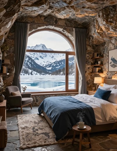 Cave Bedroom Oasis