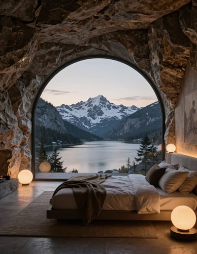 Cave Retreat Bedroom